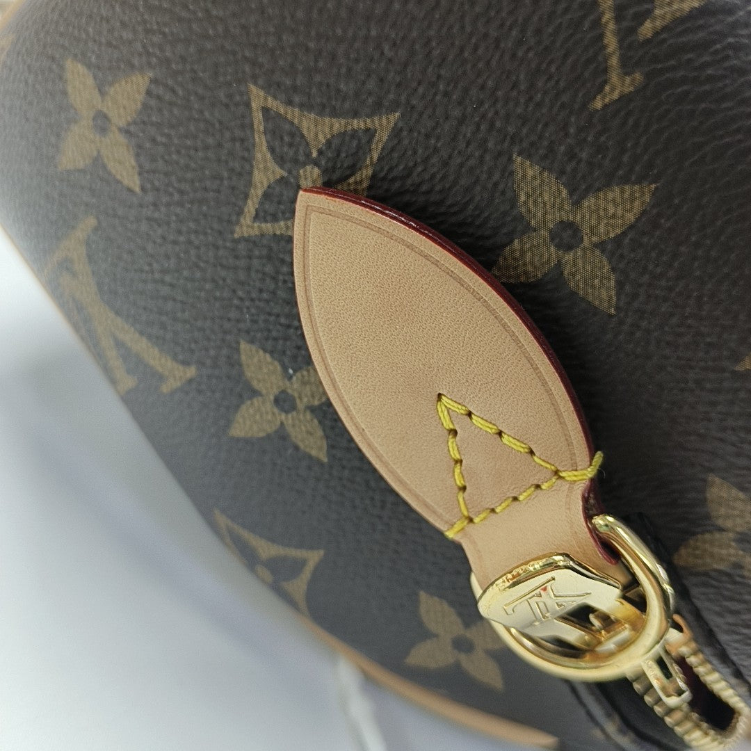 SPEEDY 20 Monogram Coated Canvas Brown