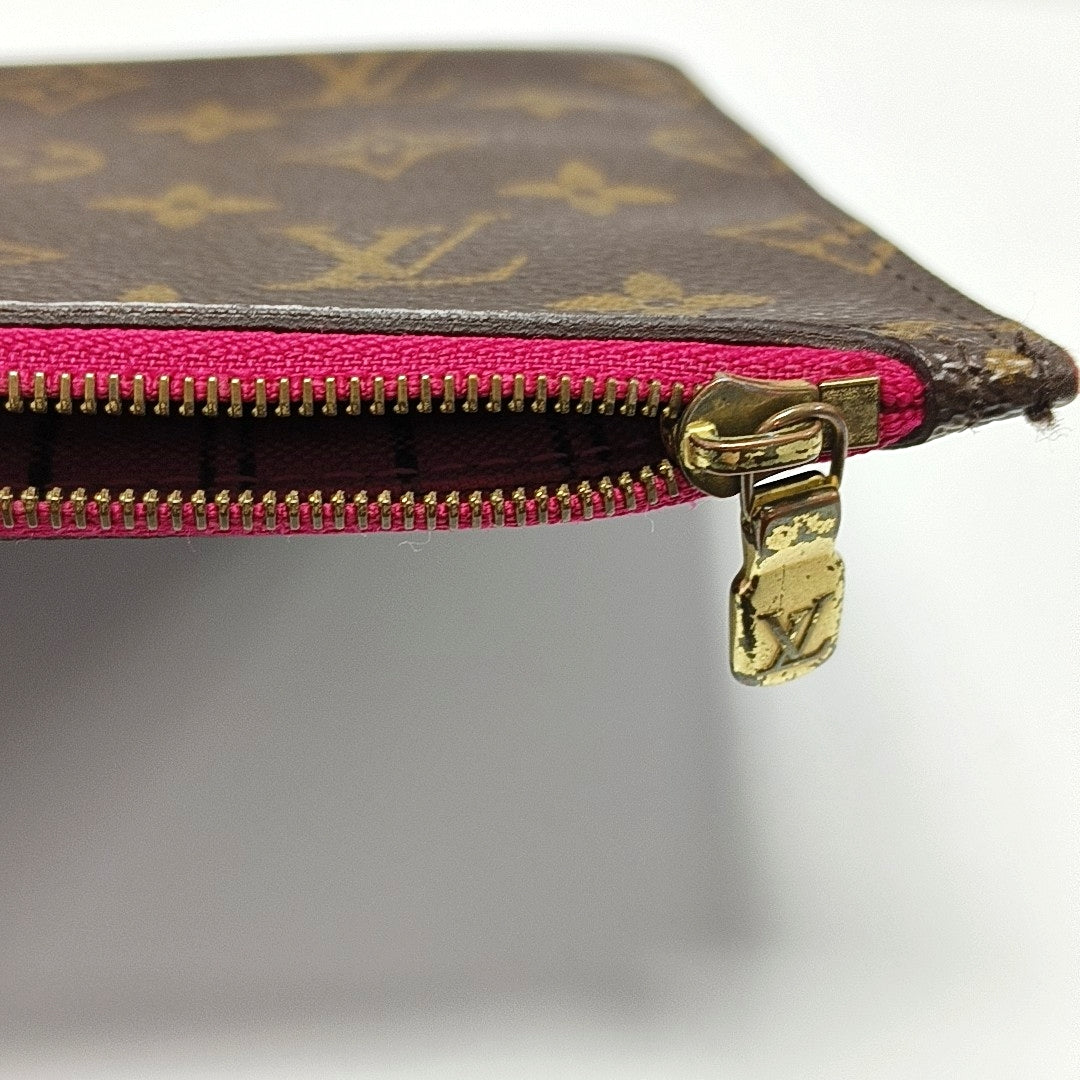 NEVERFULL GM Monogram Coated Canvas Brown