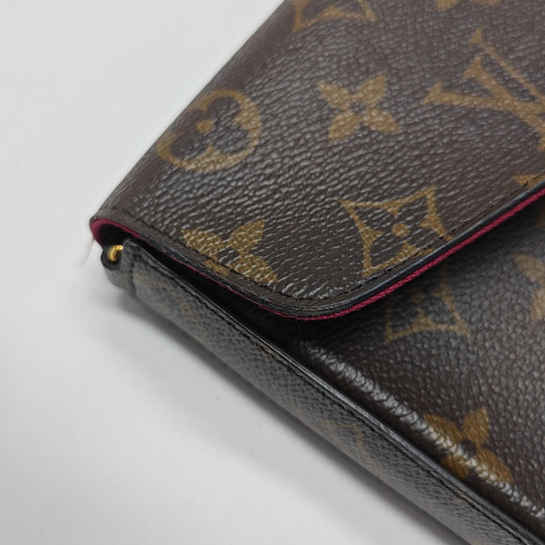 FÉLICIE Monogram Coated Canvas Brown