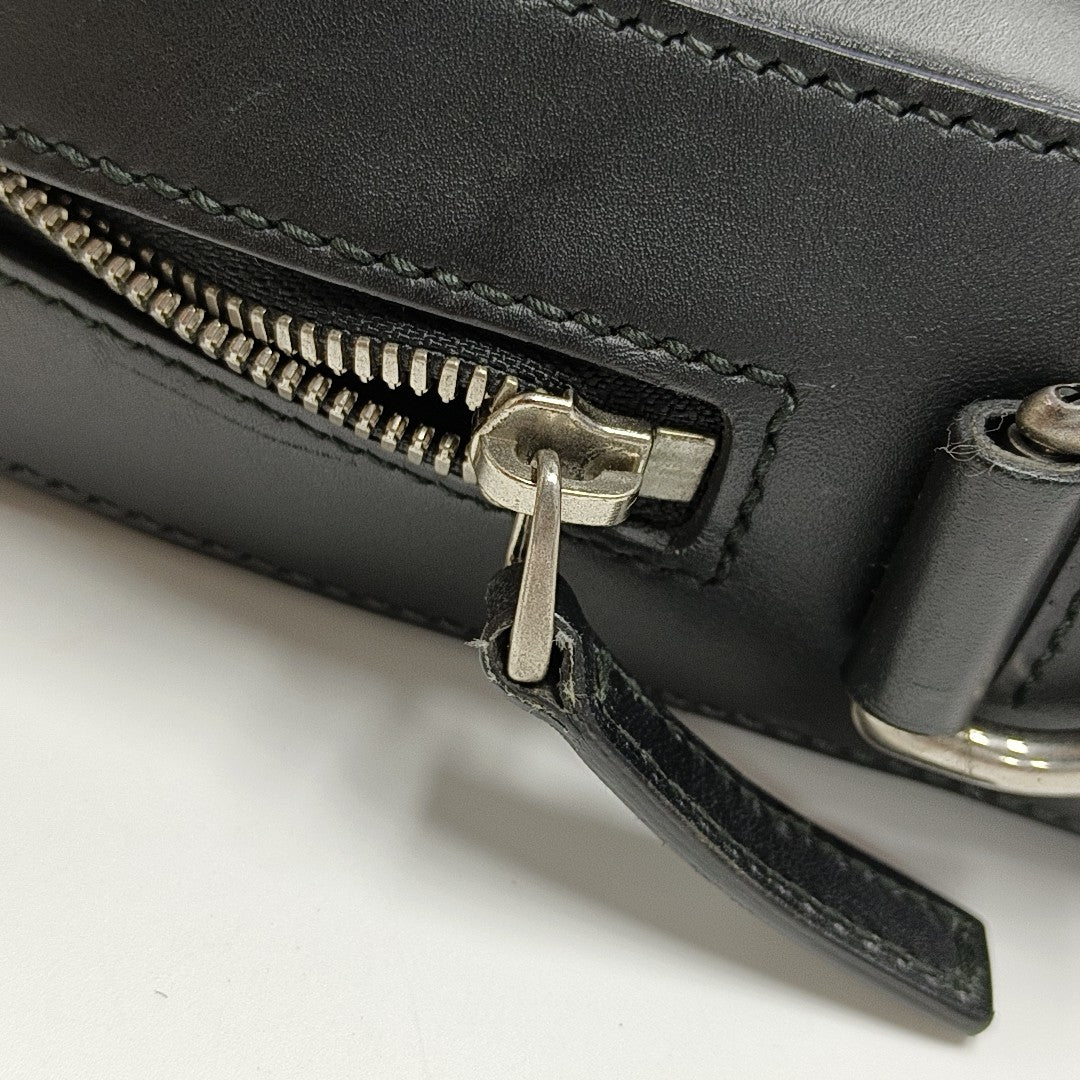 Calfskin Shoulder Bag Black