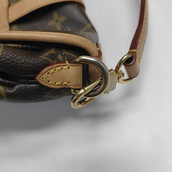 SAUMUR BB Monogram Coated Canvas Brown