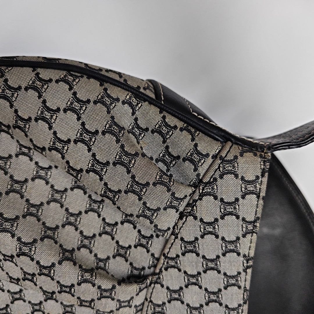 Canvas Top Handle Bag Gray