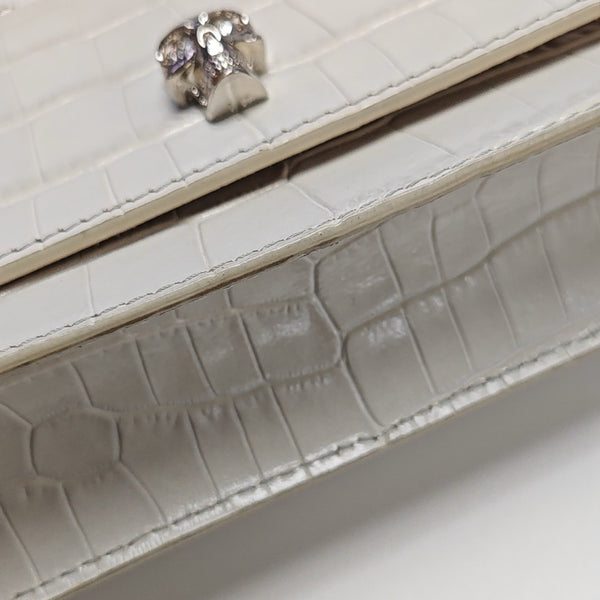 Calfskin Shoulder Bag White