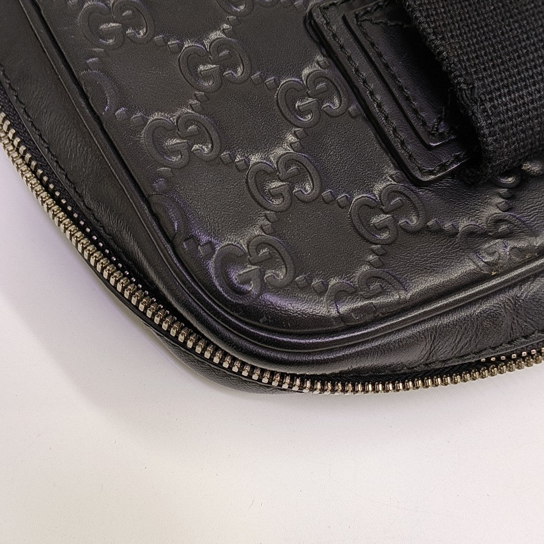 Monogram Calfskin Top Handle Bag Black