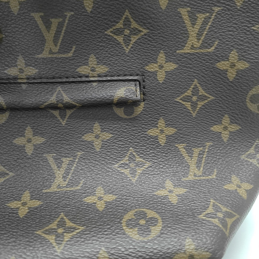MONTSOURIS PM Monogram Coated Canvas Brown