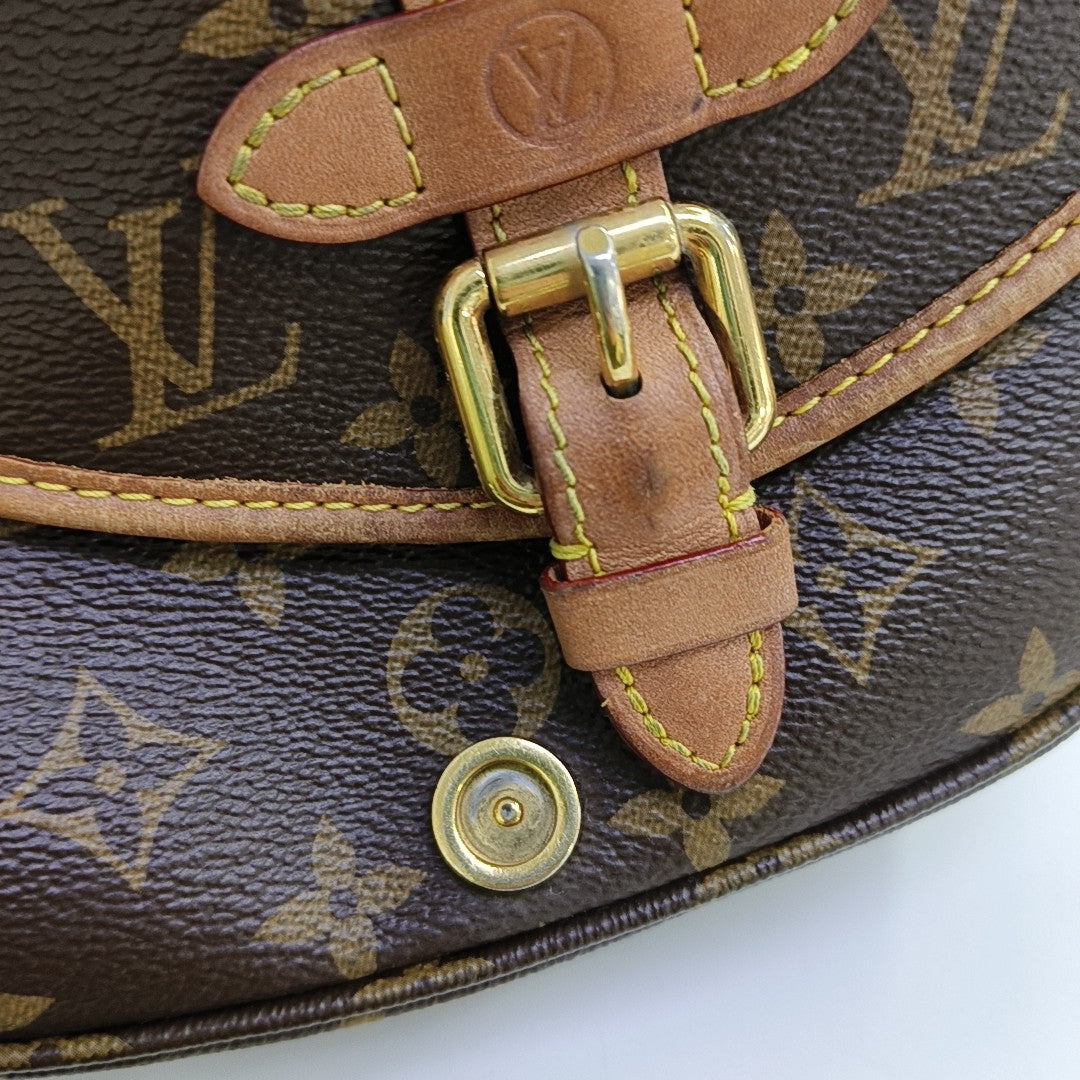SAUMUR BB Monogram Coated Canvas Brown