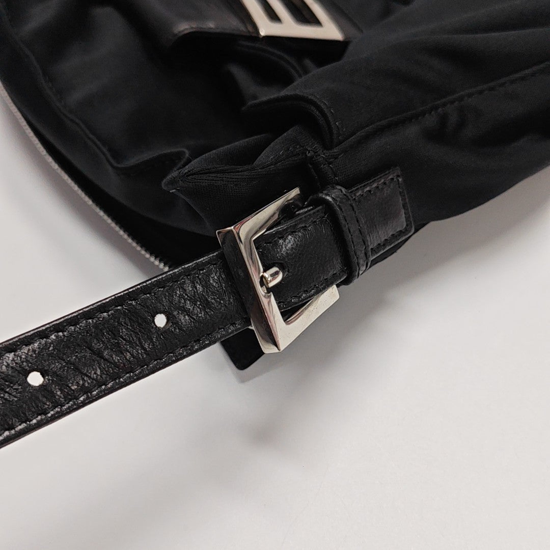 Baguette Medium Fabric Black