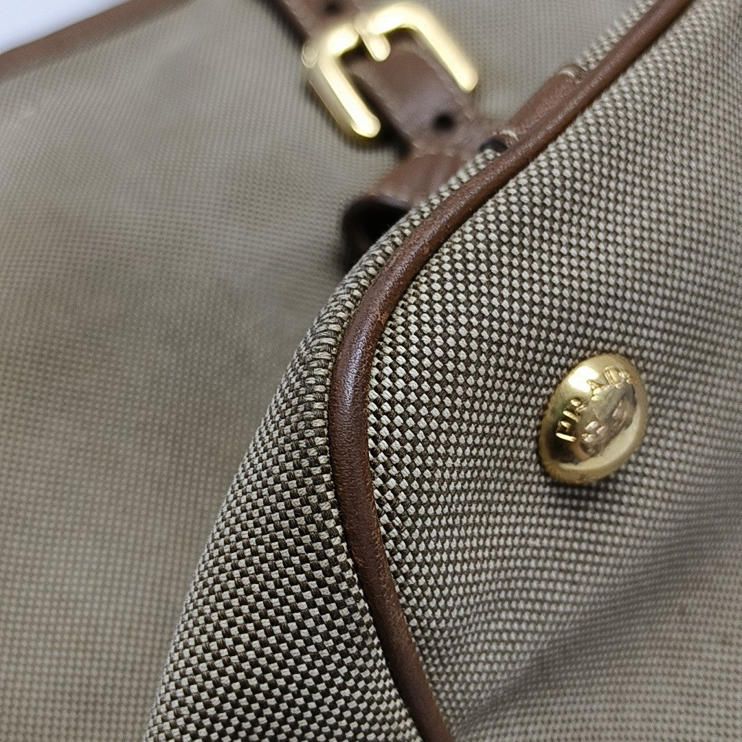 Fabric Tote Bag Brown