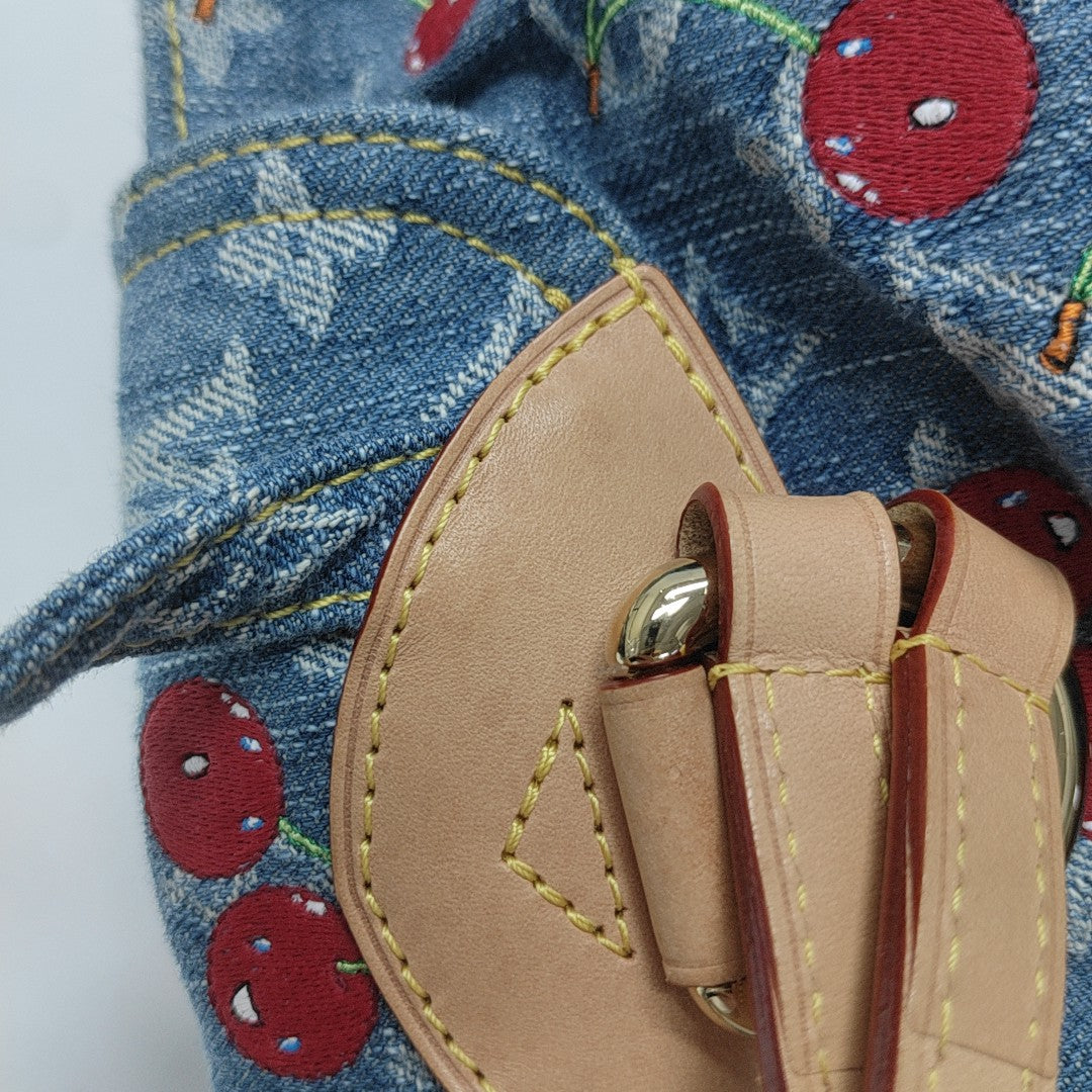 VENICE Monogram Denim Blue