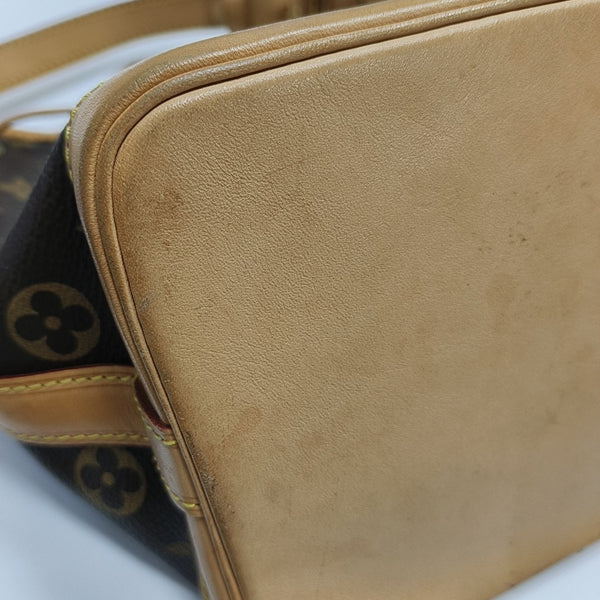 NOÉ BB Monogram Coated Canvas Brown