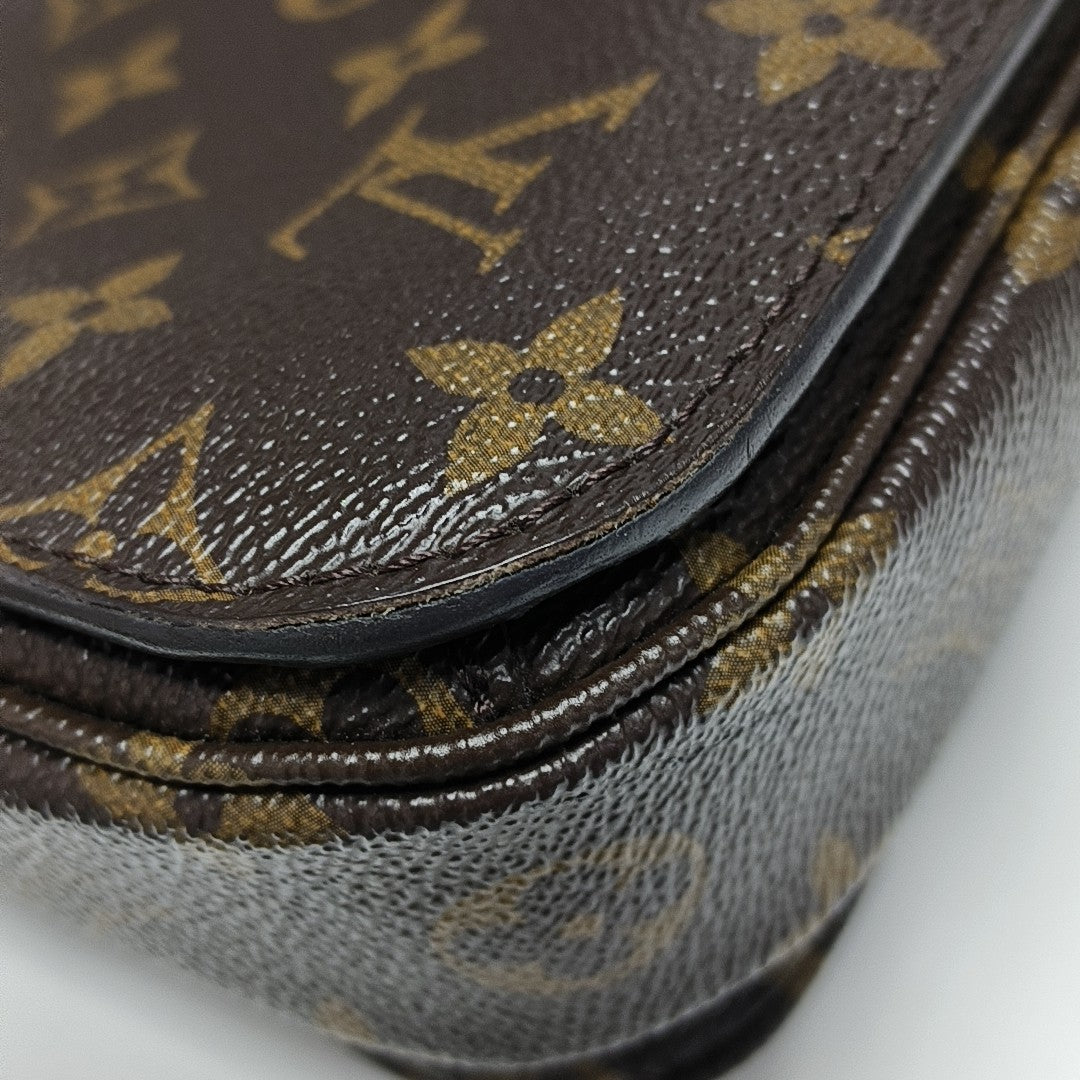 MÉTIS MM Monogram Coated Canvas Brown