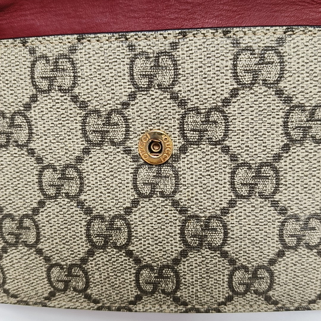 GG Supreme Mini Monogram Coated Canvas Beige