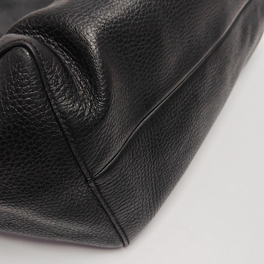 Calfskin Tote Bag Black