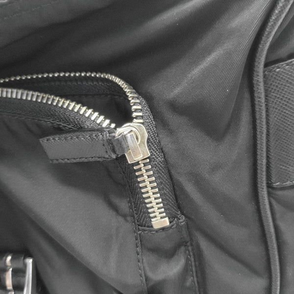 Nylon Shoulder Bag Black