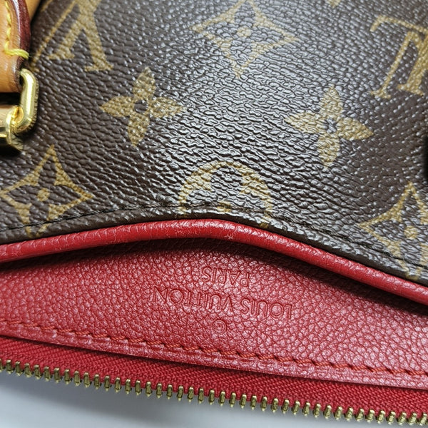 PALLAS BB Monogram Coated Canvas Brown