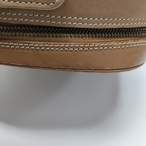 Calfskin Shoulder Bag Brown