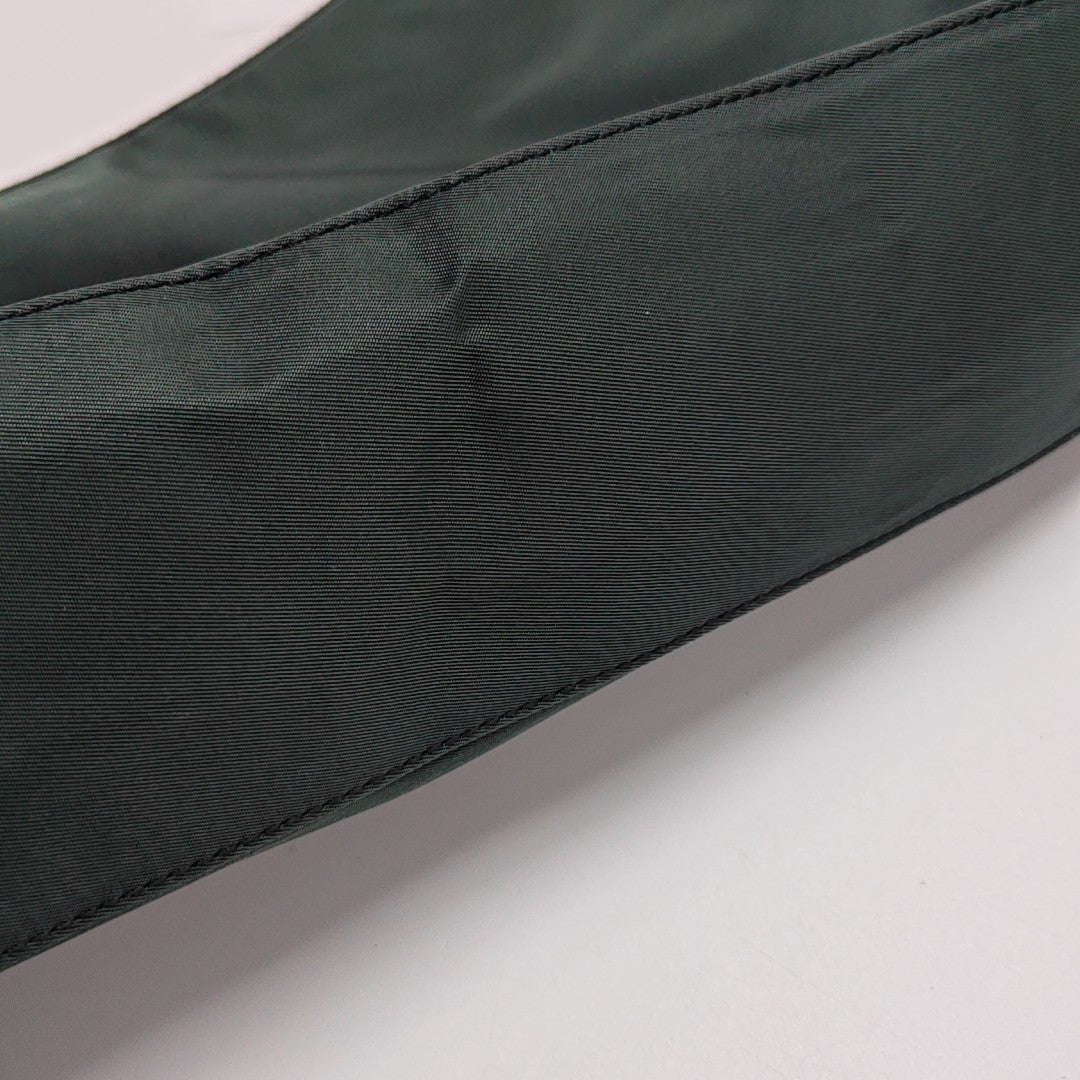 Nylon Shoulder Bag Green