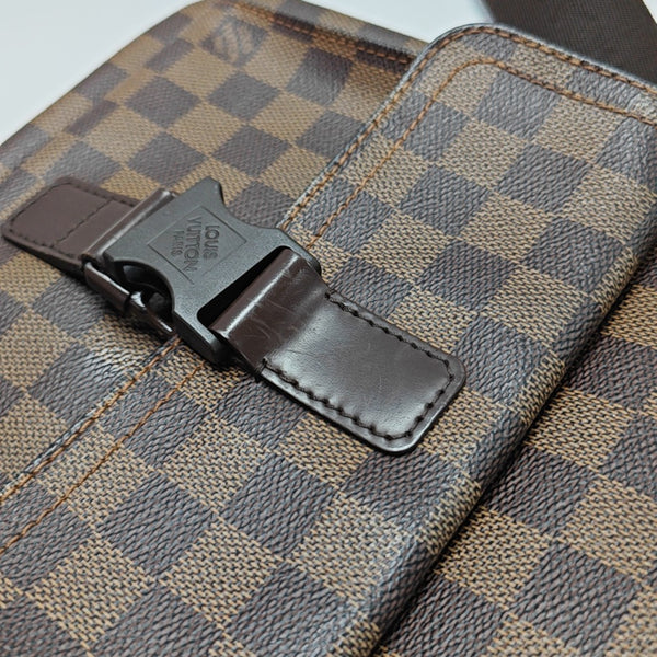 MELVILLE Damier Ebene Coated Canvas Brown