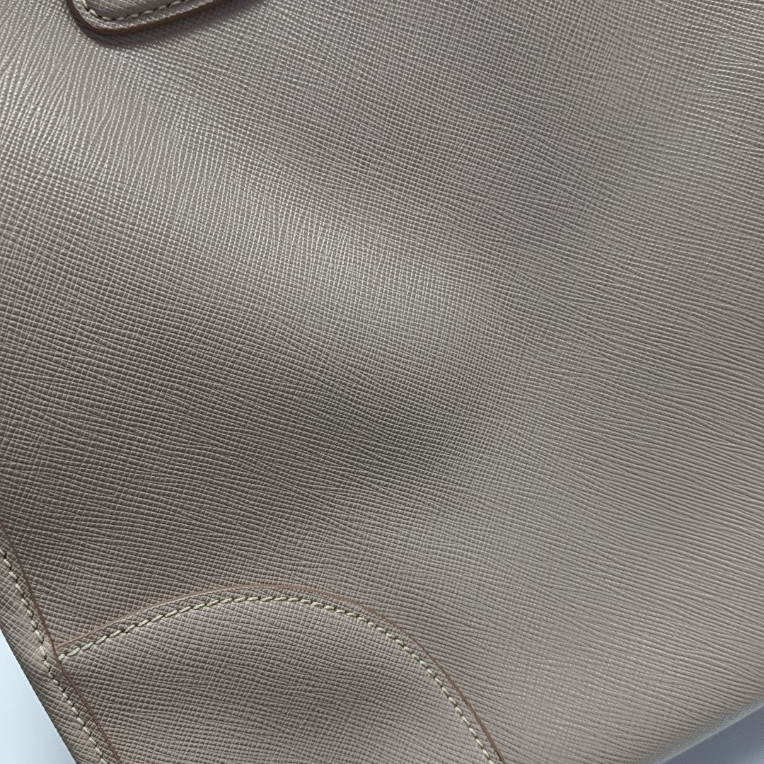 Saffiano Calfskin Tote Bag Pink
