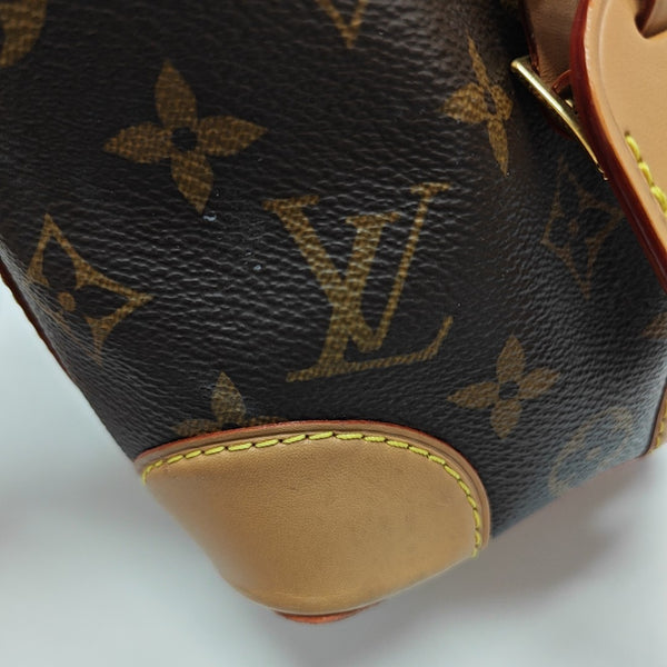 NOÉ Mini Monogram Coated Canvas Brown