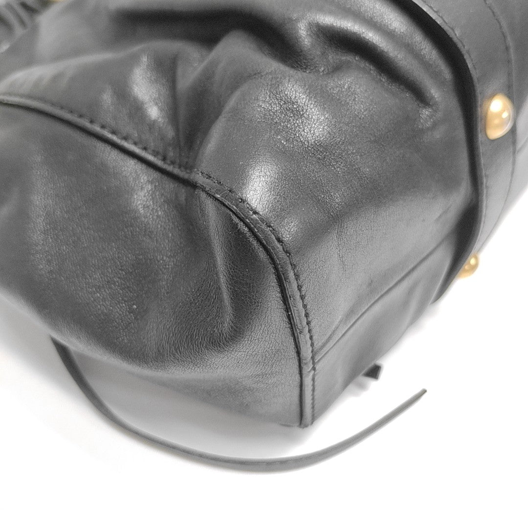 Calfskin Tote Bag Black