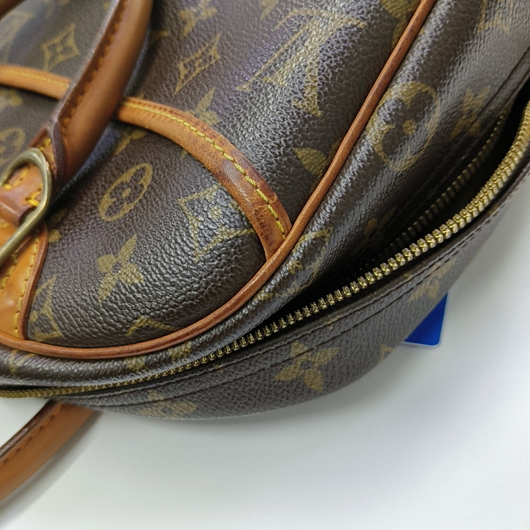 DEAUVILLE Monogram Coated Canvas Brown