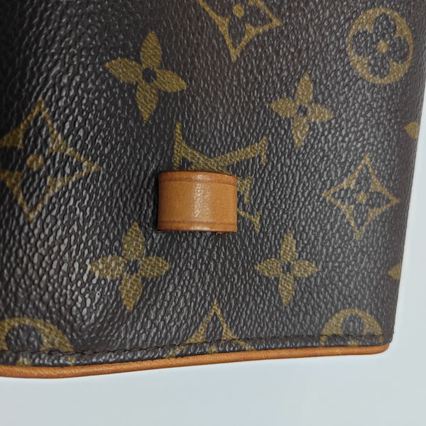 FLORENTINE Monogram Coated Canvas Brown