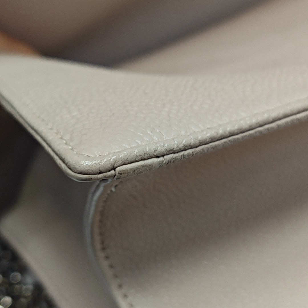 Diorama Medium Cannage Calfskin Pink