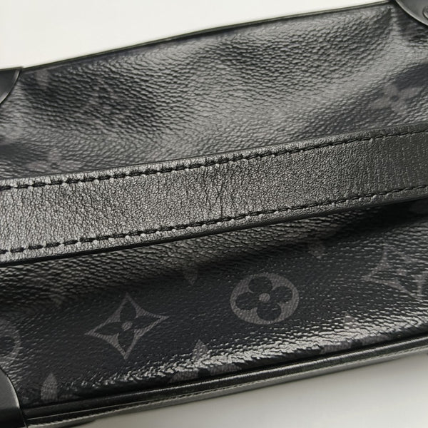 SOFT TRUNK Mini Monogram Coated Canvas Black