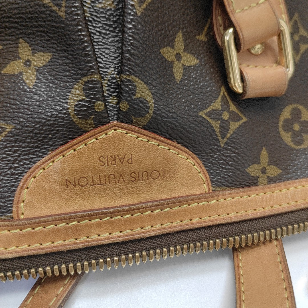 PALERMO PM Monogram Coated Canvas Brown