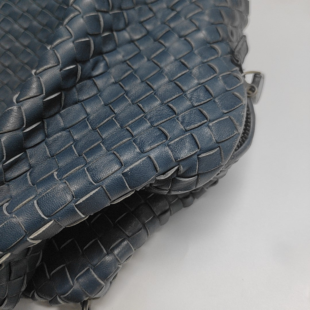 Calfskin Shoulder Bag Blue