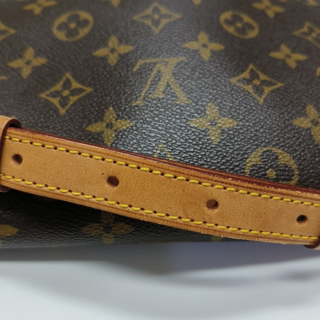 MUSETTE TANGO Monogram Coated Canvas Brown