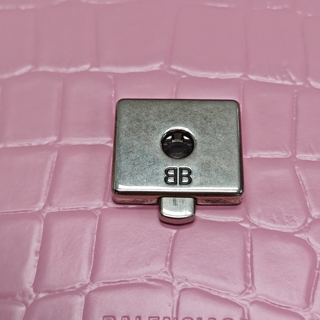 Calfskin Shoulder Bag Pink