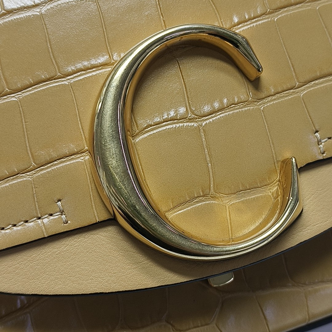 Chloé C Calfskin Yellow