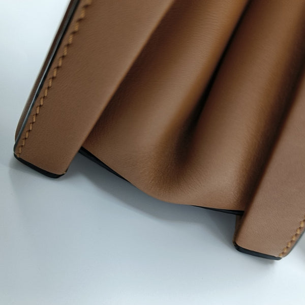 Postal Small Calfskin Brown