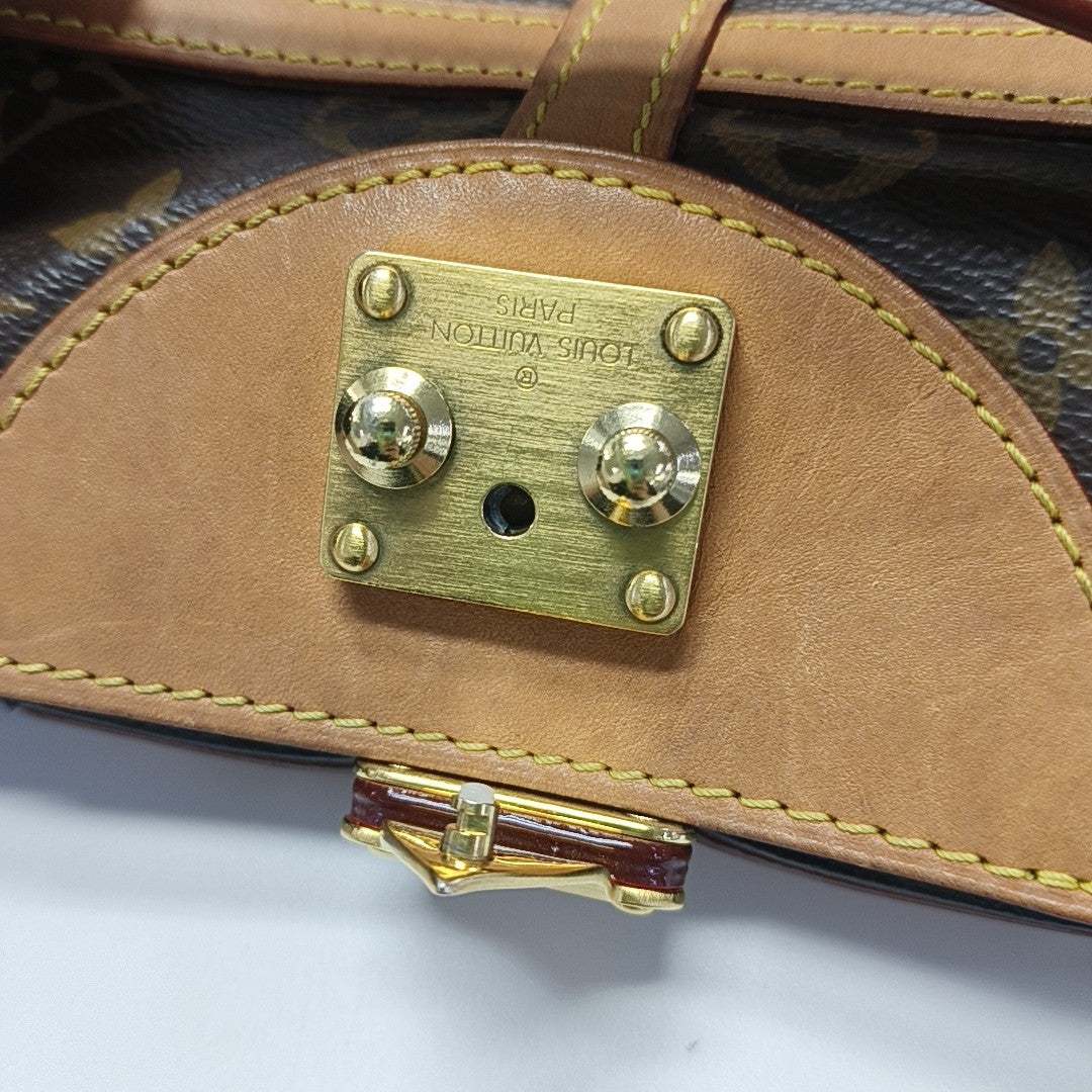 DUFFLE Monogram Coated Canvas Brown