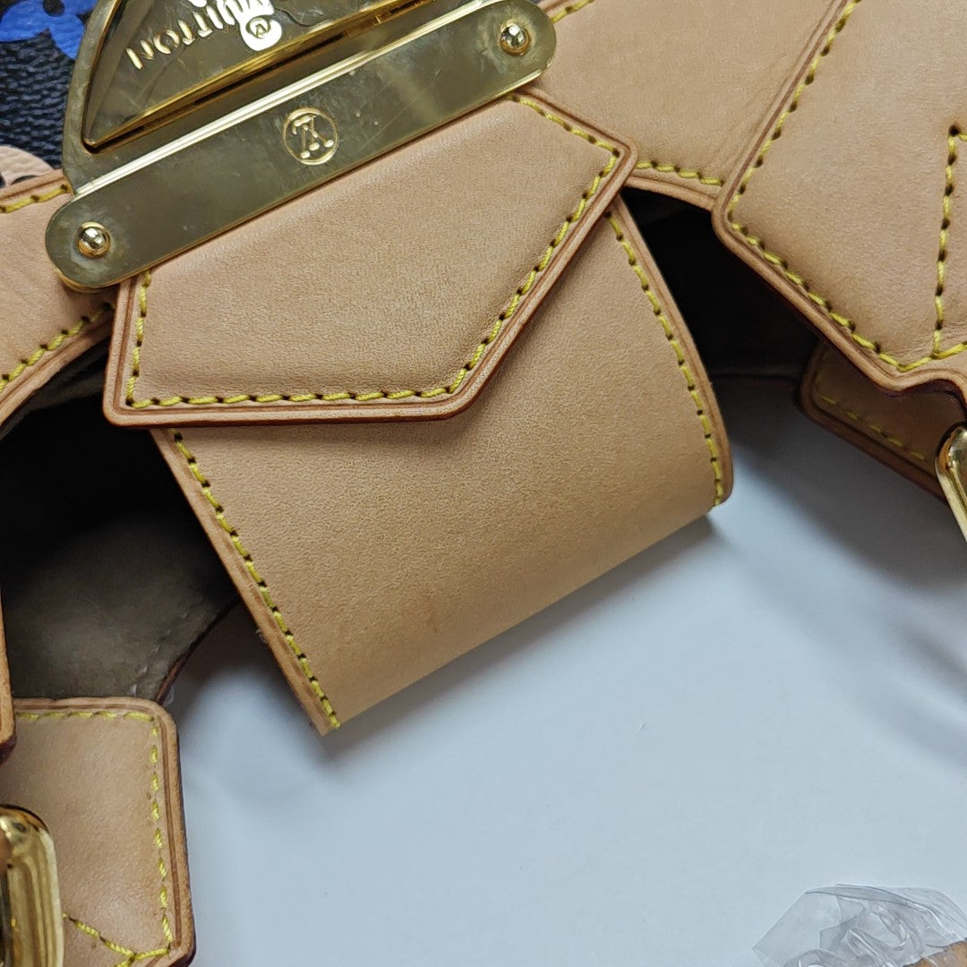 LV × TM URSULA Monogram Coated Canvas Black