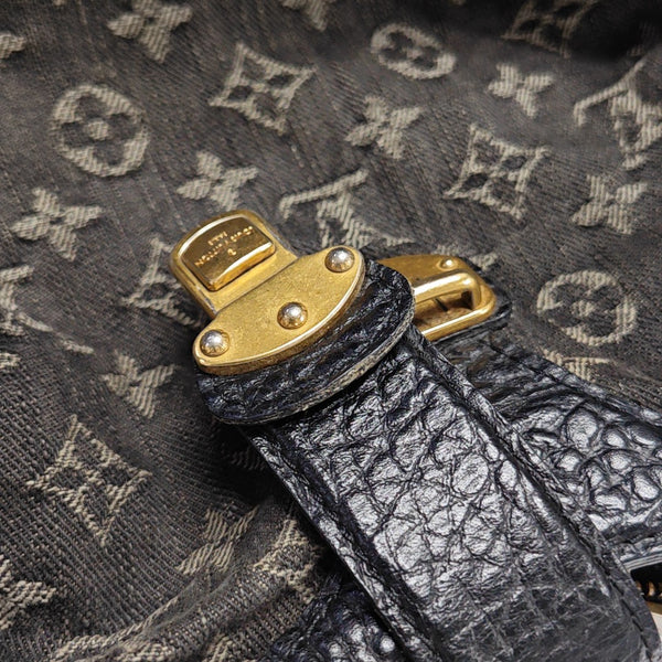 SOLAR Monogram Denim Black