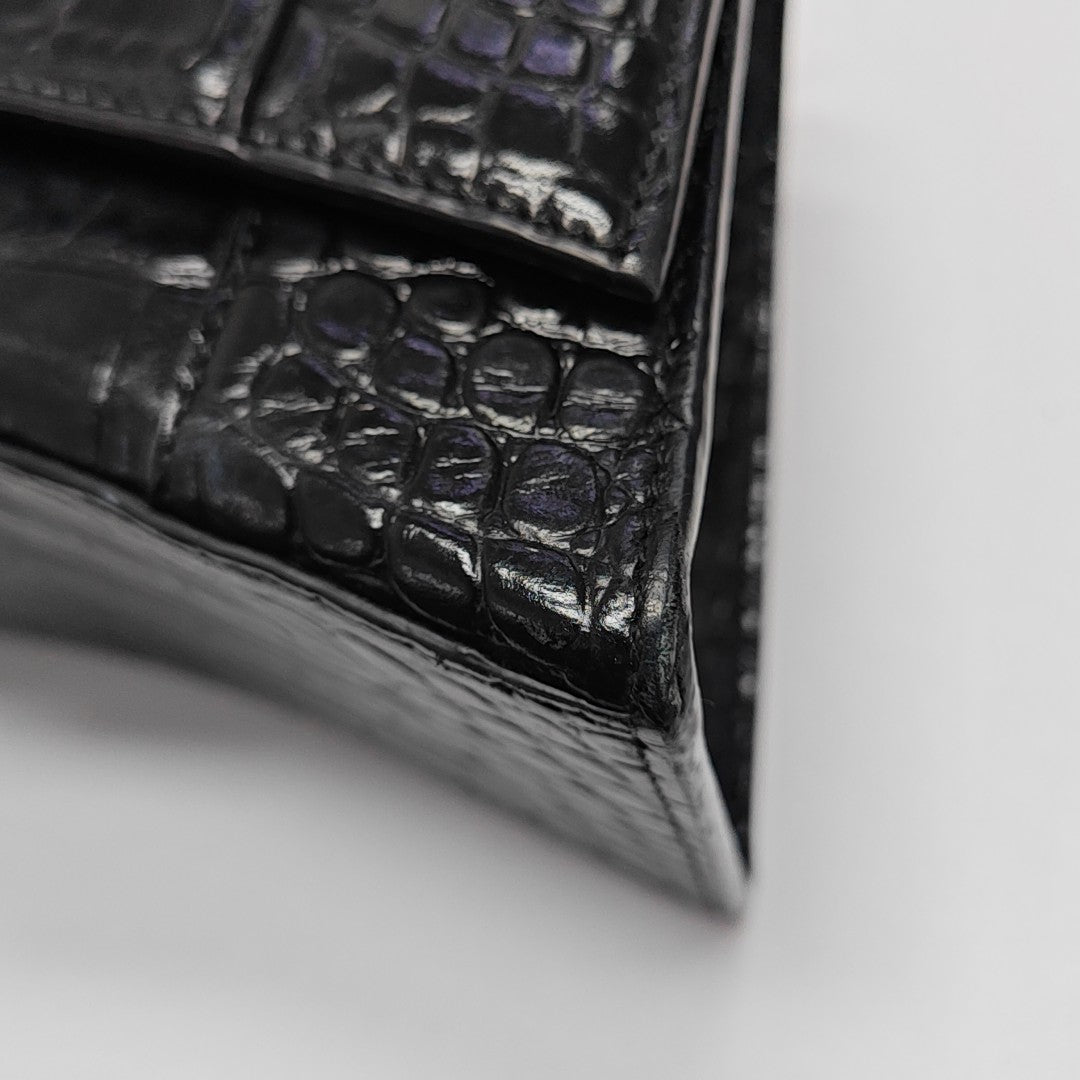 Hourglass S Calfskin Black