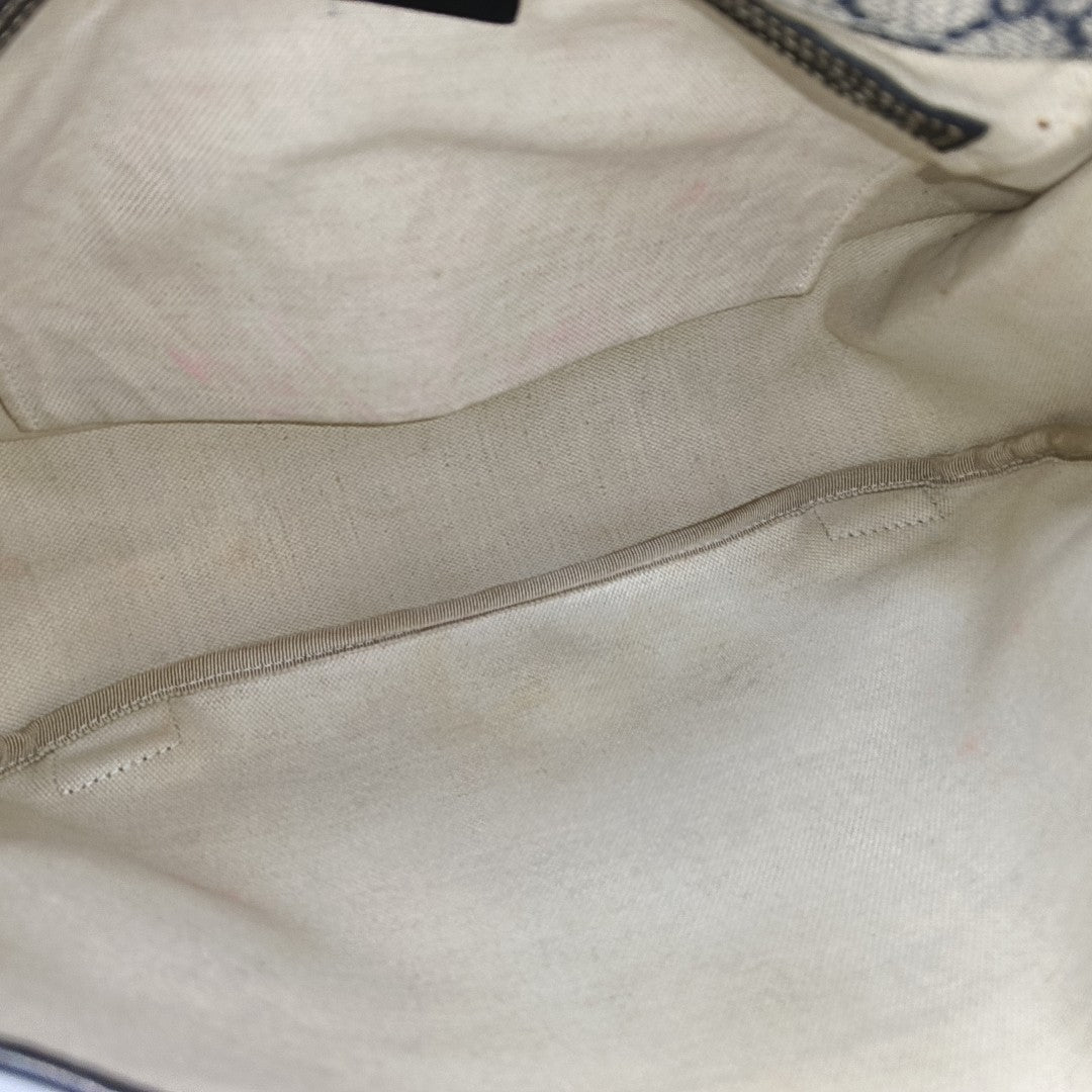Monogram Coated Canvas Shoulder Bag Beige