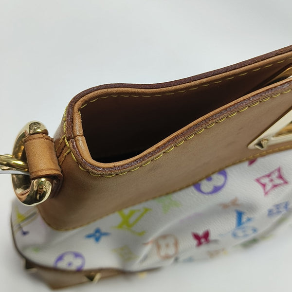 JUDY MM Monogram Coated Canvas White