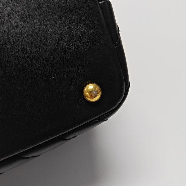 Chevron Calfskin Black