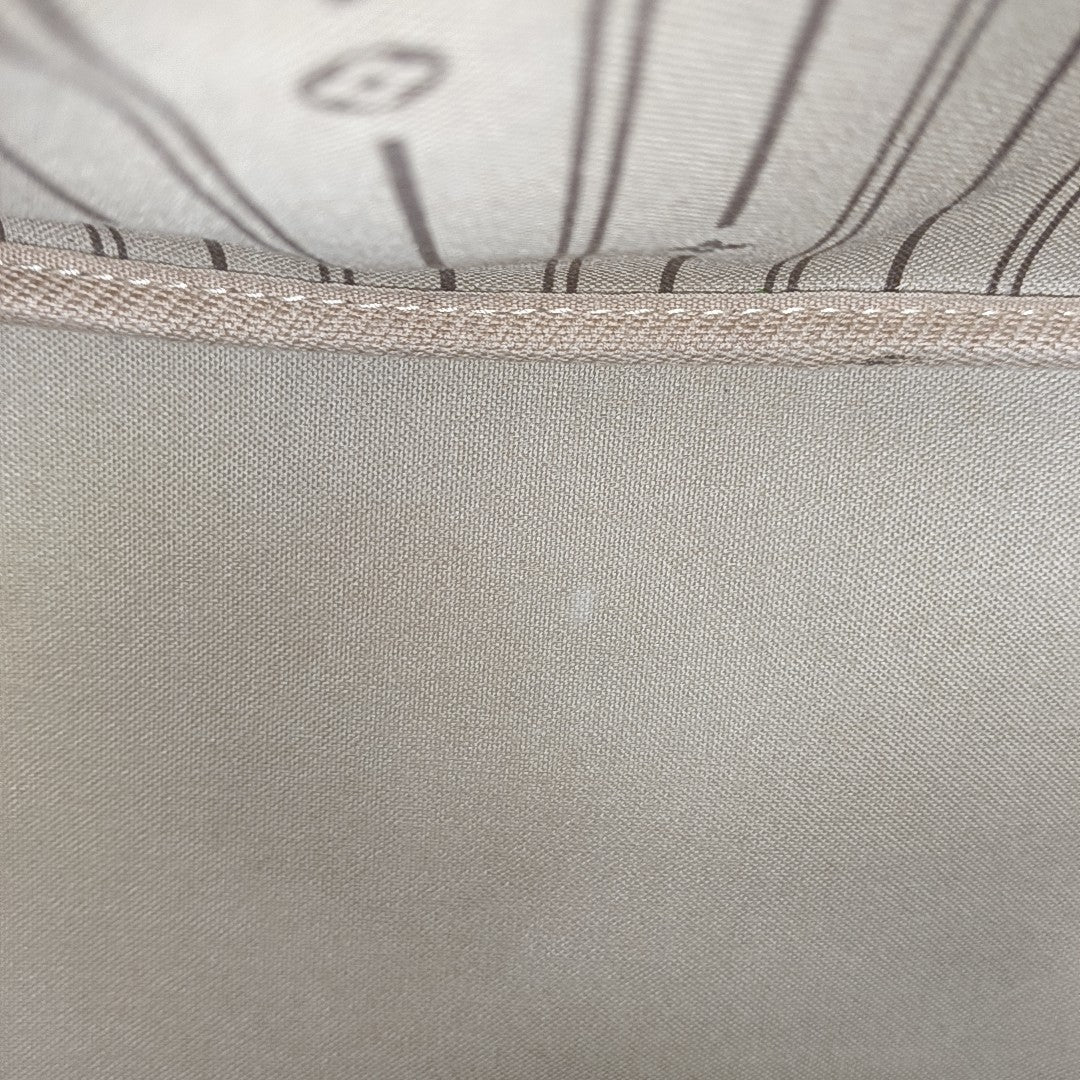 NEVERFULL MM Monogram Coated Canvas Brown