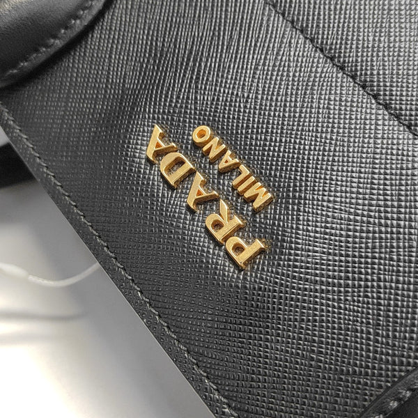 Esplanade Saffiano Calfskin Black