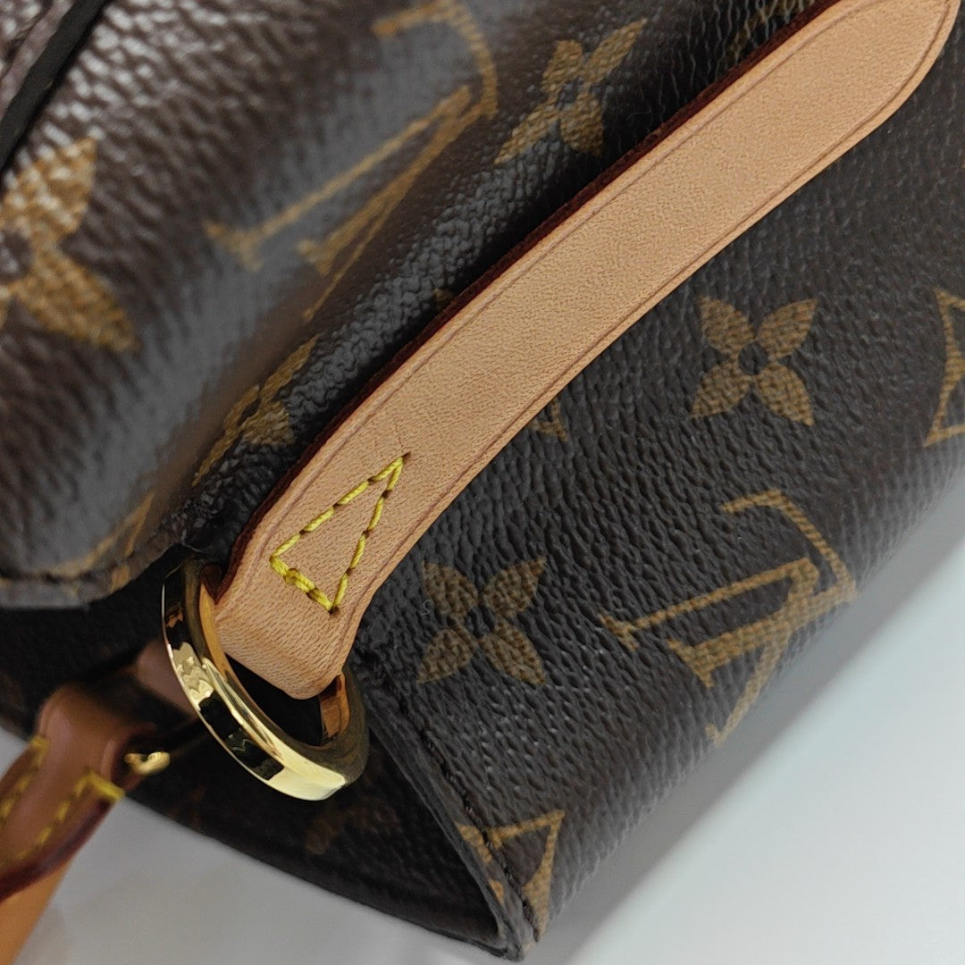 MONTAIGNE Monogram Coated Canvas Brown