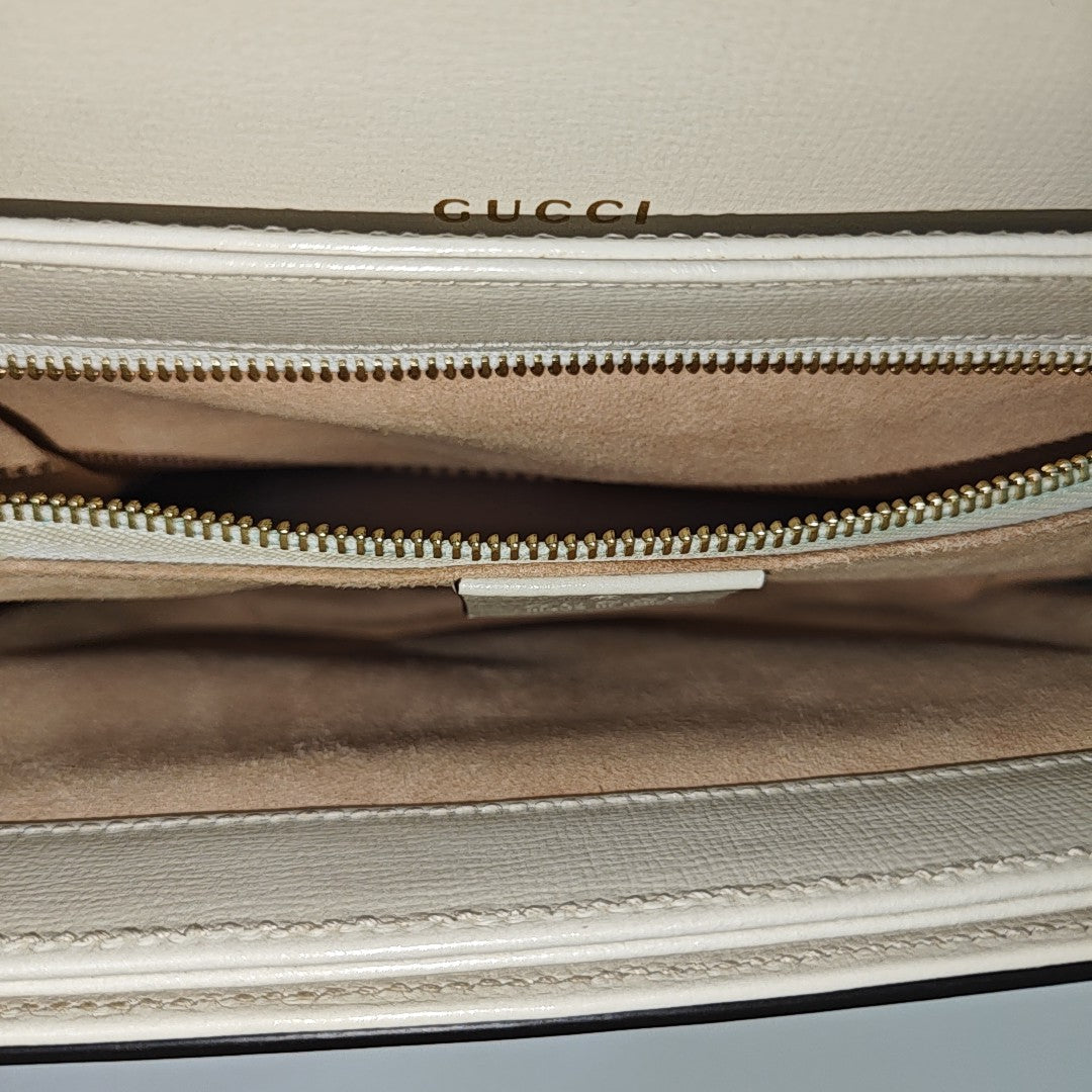 Horsebit 1955 Small Calfskin White