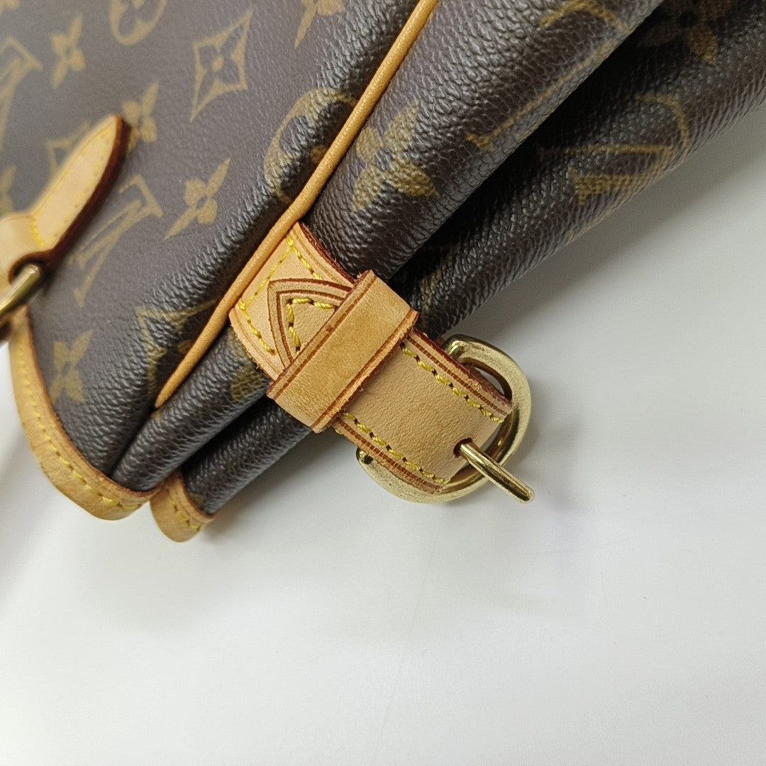 BATIGNOLLES PM Monogram Coated Canvas Brown