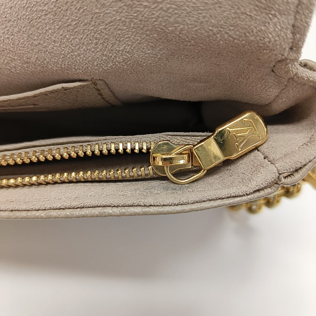 IVY Monogram Calfskin Gray