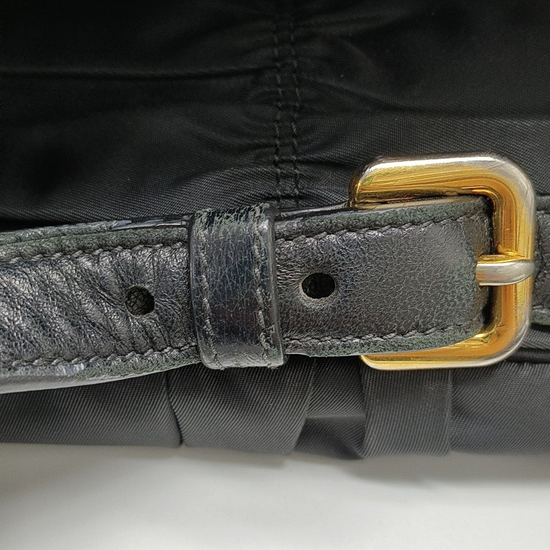 Gaufre Nylon Black