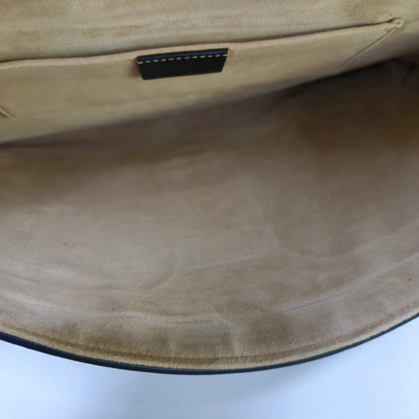 Authenticated pre-owned  Sylvie Calfskin Black - Clutch at Looply